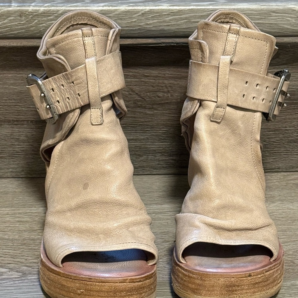 A.S.98 Naya Bootie Sandals Sz 39